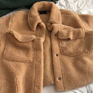 Dolce Cabo Beige Sherpa Jacket